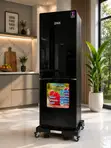 Pmax Refrigerator - 190 Combi Black - 2