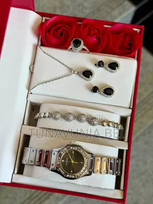 New Ladies Watch and Jewelry Set