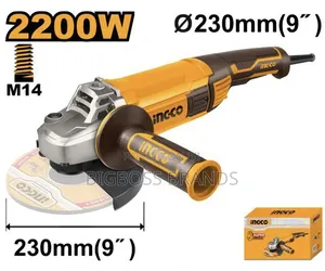 Ingco Angle Grinder AG220018 2200W 230mm