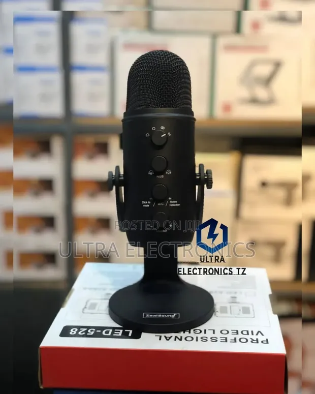 Quality Wireless Podcast Microphone with RGB and Noise Reduction - 1