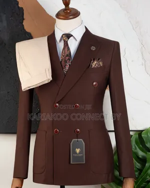 Carlos Cardini Special! Men's Double-Breasted Suit