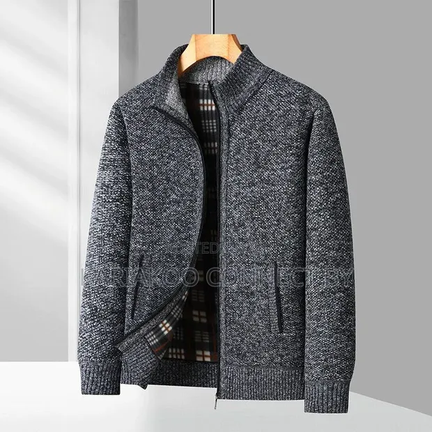 Jaketi za Kiume za Fleece Zenye Zipu za Kufungua - 1