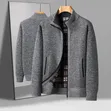 Jaketi za Kiume za Fleece Zenye Zipu za Kufungua - 5