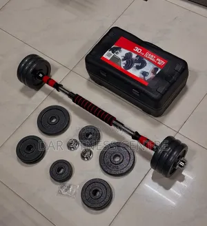 Set ya Dumbbell za Chrome 30kg na Kiunganishi