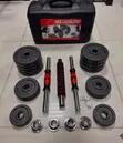 Set ya Dumbbell za Chrome 30kg na Kiunganishi - 2