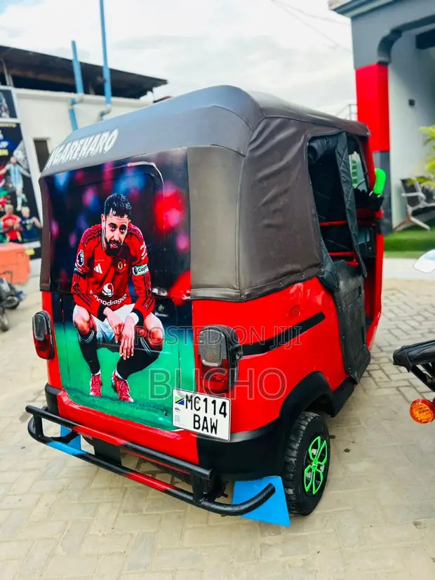 TVS King Deluxe Plus iTouch Start Bajaji 2022 Nyekundu - 1