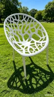 Modern Openwork Outdoor Accent Chair - 1