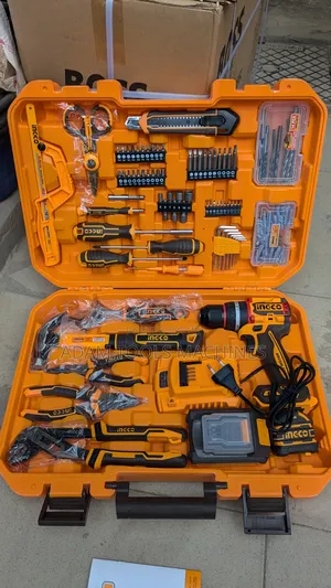 Ingco Brushless Cordless Drill Kit - 166 Pcs