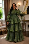Elegant Women's Dress - Multicolor - 1