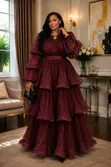 Elegant Women's Dress - Multicolor - 2
