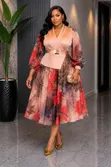 Elegant Multicolor Women's Dress - Brand New - 2