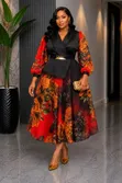 Elegant Multicolor Women's Dress - Brand New - 3