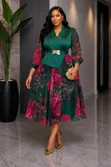 Elegant Multicolor Women's Dress - Brand New - 4