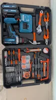 Brand New Cordless Drill Tool Box Kit (2 Rechargeable Batteries) - 2