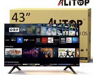 Alitop 43-Inch Smart Frameless TV