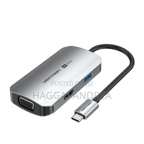 Vention USB-C 4-in-1 Docking Station (HDMI, VGA, USB 3.0, PD) - 1