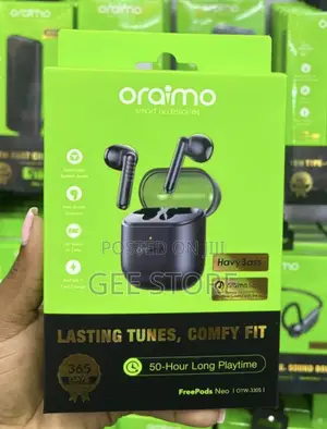 Oraimo Free Pods Neo Wireless Earbuds - Black