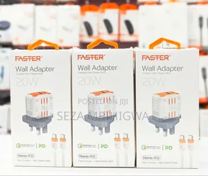 Faster Nano Super Charger 20W USB & Type-C