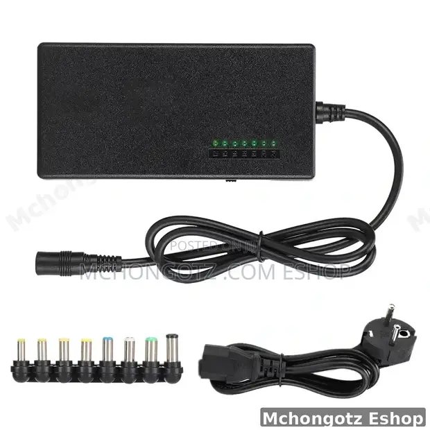 Universal 96W 8-Pin Laptop Power Adapter (12V-24V) - 1