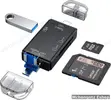 6-in-1 OTG Card Reader USB-C | USB 3.0 Micro - 1