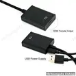 VGA to HDMI Converter Adapter (1080p) - 3