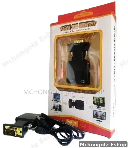 VGA to HDMI Adapter with Audio Output (1080p) - 1