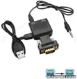 VGA to HDMI Adapter with Audio Output (1080p) - 2