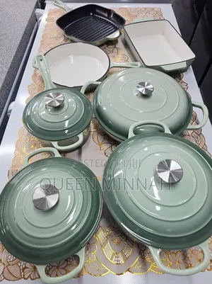 Enameled Cast Iron Cookware Set