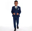 Children's Suit - Blue, Boys, Brand New - 1