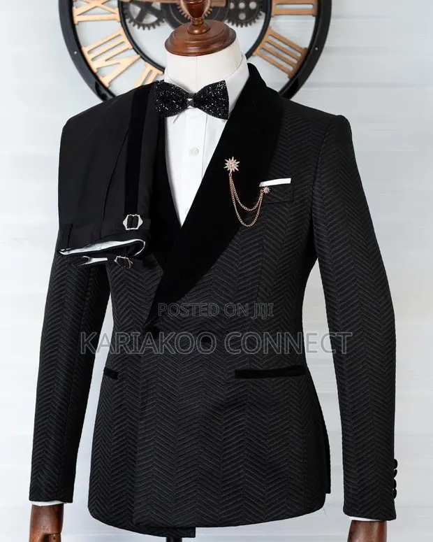 Men's Formal Black Suit - Brand New - 1