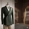 Green Sharp Lock Men's Suit - 1