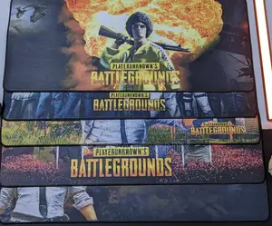 XXL Mouse Pad - Black Plain / Battlegrounds