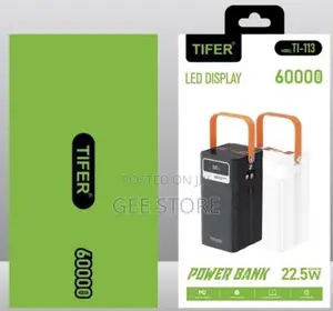 Tifer Power Bank 60000mAh