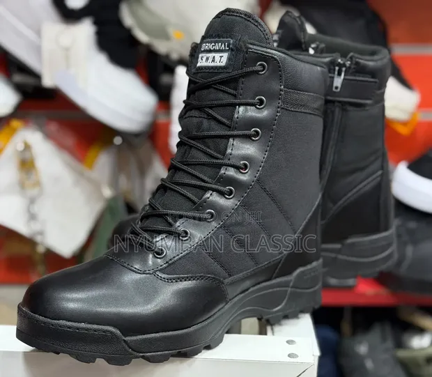 K-Swiss Military Army Boots - Brand New - 1