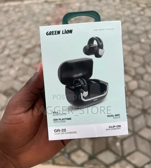 Green Lion GR-22 Clip-on Earbuds - 1
