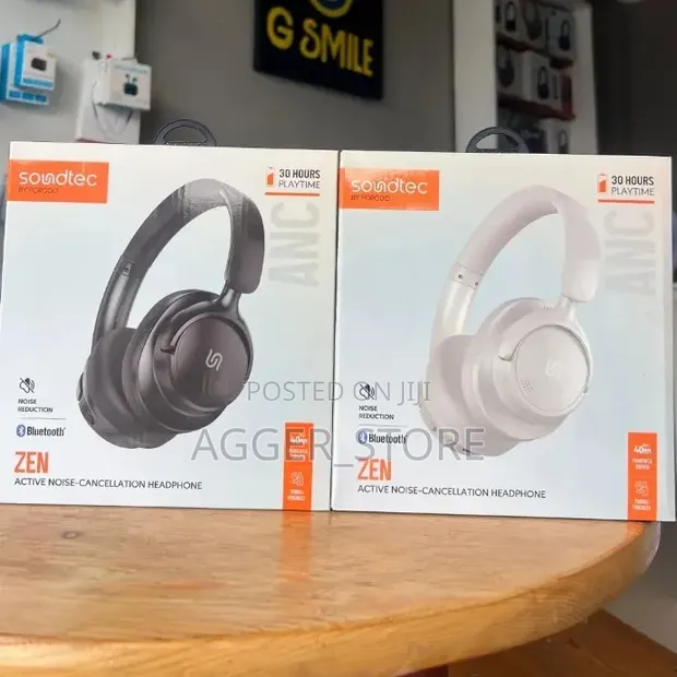 Porodo Soundtec Zen Headphones za Active Noise-Cancellation - 1