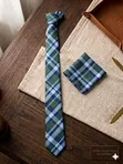 Set ya Tai na Pocket Square ya Kifahari - Vanguard Suits & Ties - 2