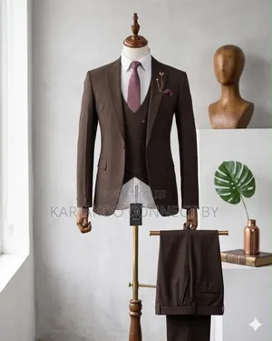 Premium 3-Piece Slim-Fit Suits for Modern Corporate Men