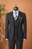 Premium Charcoal Grey 3-Piece Suit - 5