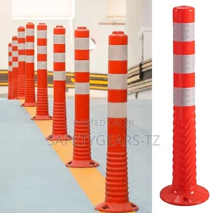Flexible Traffic Delineator Posts - Parking Safety Bollard