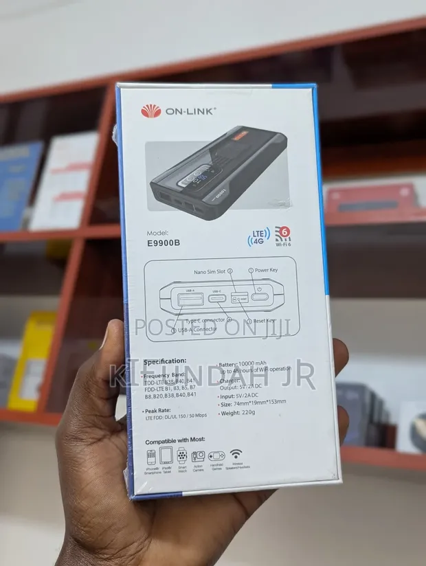 On-Link E9900B 4G LTE Wi-Fi Router + Power Bank - 1