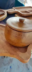Wooden Sugar Pot - 5
