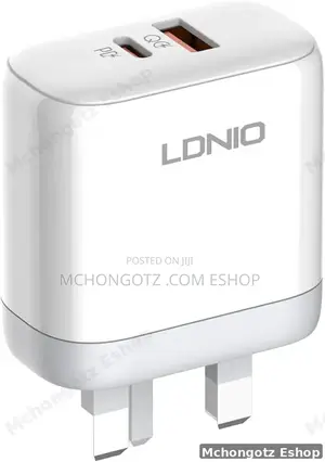 LDNIO 45W Fast Wall Charger A2526C (USB-C/A), PD+QC4+