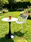 Modern Marble Top Table with Unique Chair - 1