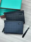 Men's Genuine Leather Clutch Bag - 1