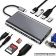 11-in-1 USB-C Hub Adapter (HDMI, VGA, LAN, USB 3.0, SD, Audio) - 2