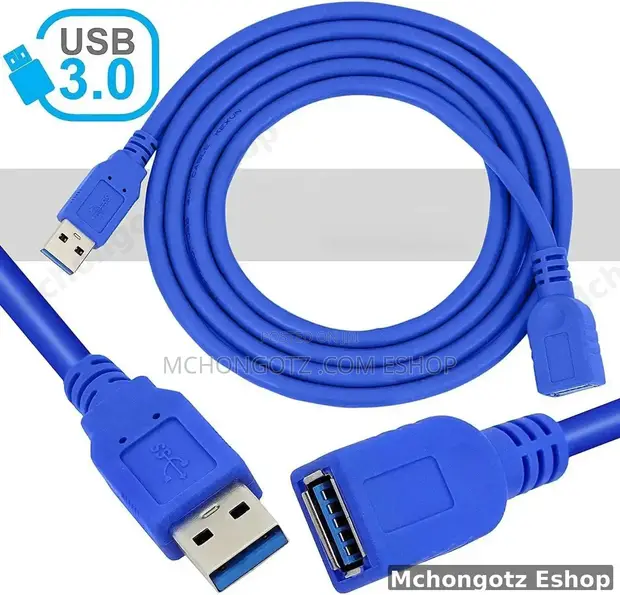 USB 3.0 Extension Cable 3m Male to Female Blue - 1