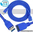 USB 3.0 Extension Cable 3m Male to Female Blue - 1