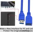 USB 3.0 Extension Cable 3m Male to Female Blue - 2