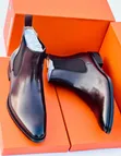 Smart Men's Leather Moccasins - 5